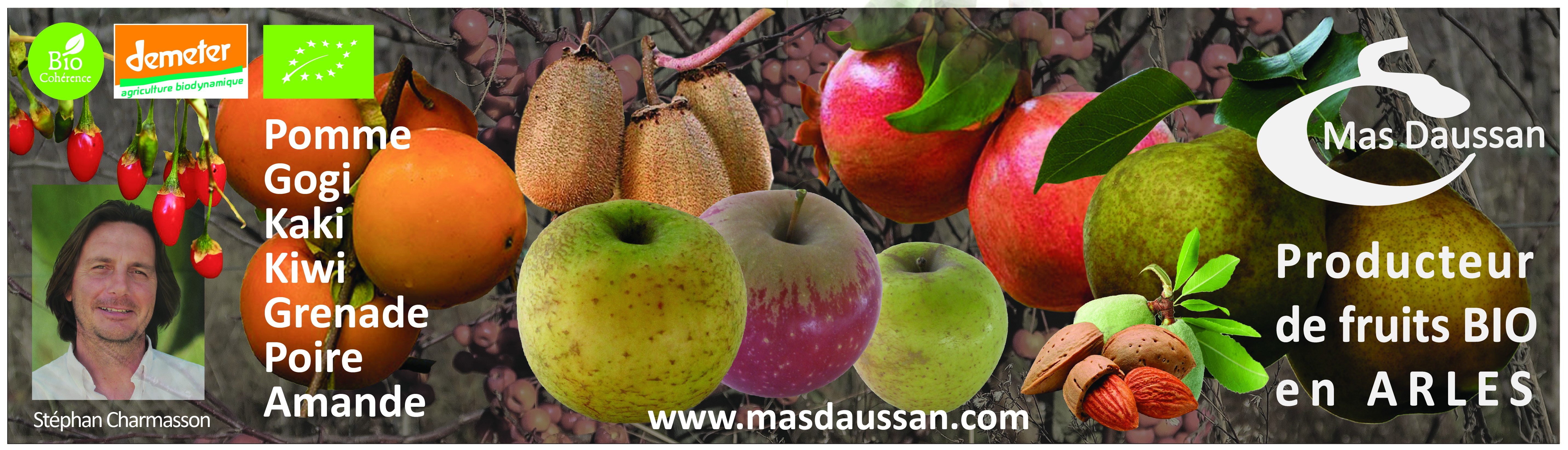 Mas Daussan producteur de fruits Bio